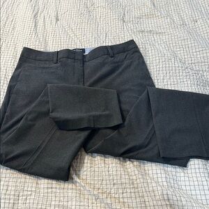 Lands' End Women's Straight Leg Pants - Dark Gray